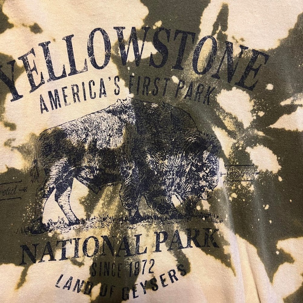 Hand Bleached Yellowstone T Shirt